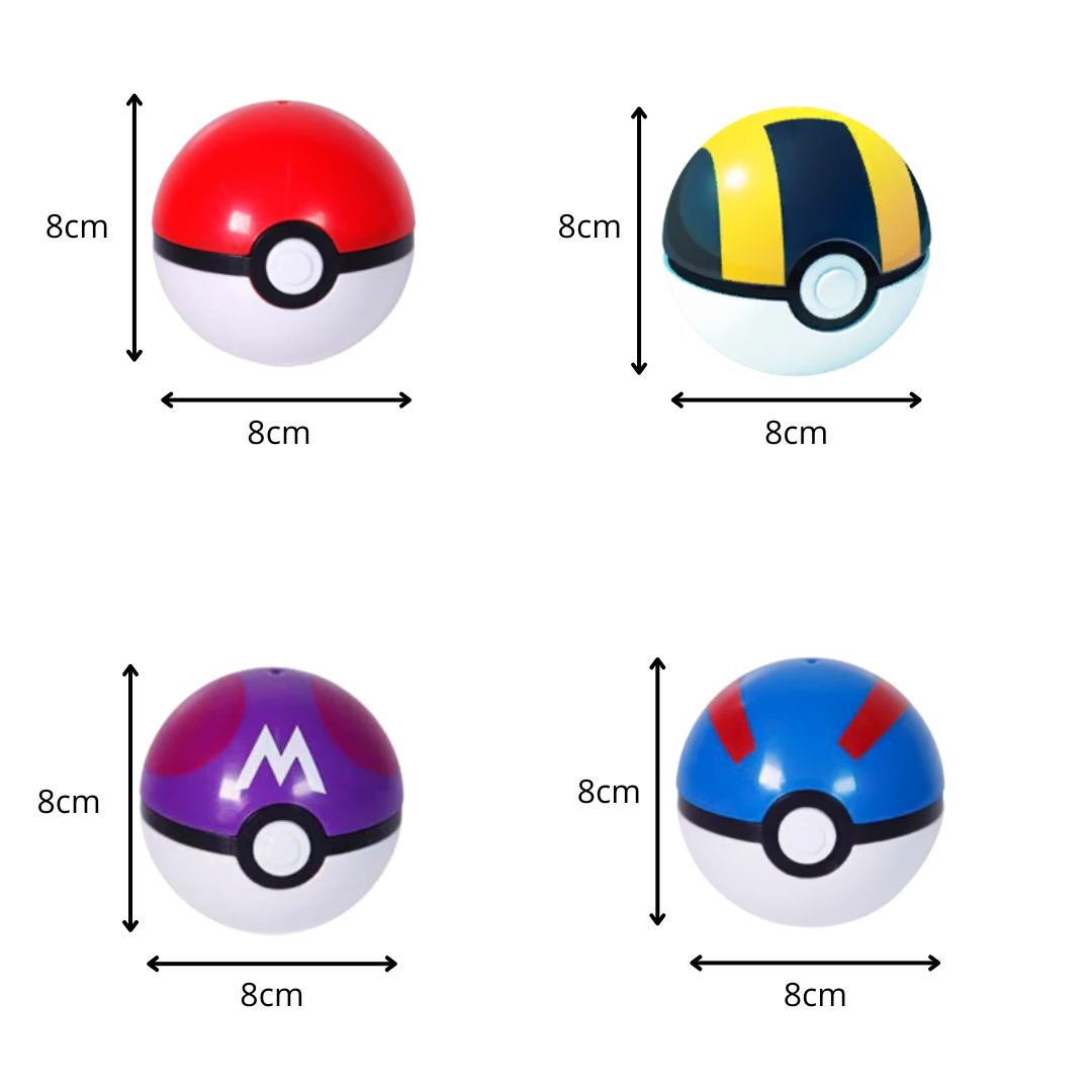 Figuras Transformables con Bola de Colección