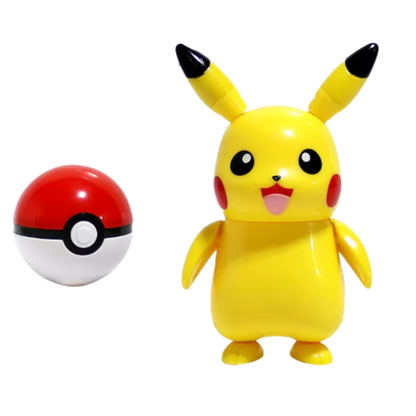 Figuras Transformables con Bola de Colección